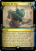 Sail into the West Showcase Scrolls 475 (Commander: The Lord of the Rings: Tales of Middle-earth)  - Showcase Scroll Foil