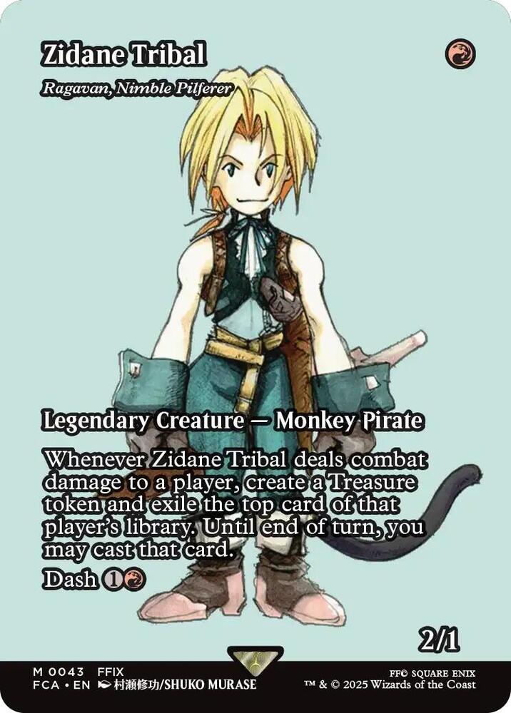 Zidane Tribal Ragavan Nimble Pilferer Showcase (FINAL FANTASY: Through the Ages)  - undefined