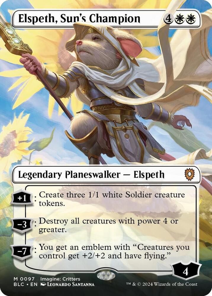 Elspeth, Sun's Champion 97 (Commander: Bloomburrow) 