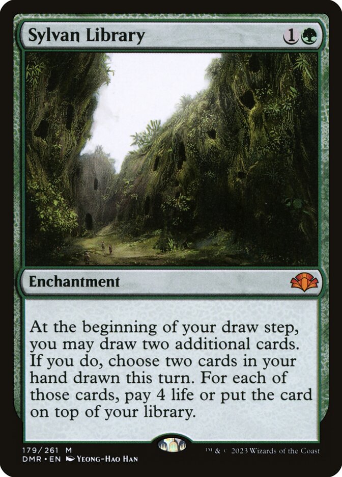 Sylvan Library (Dominaria Remastered) 