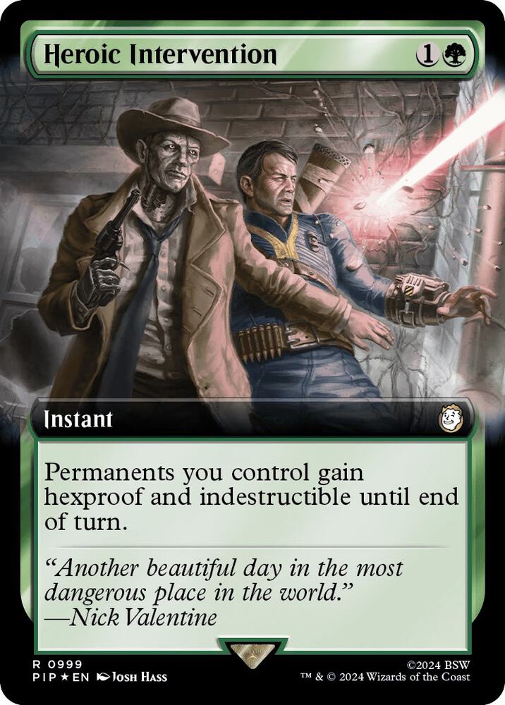 Heroic Intervention Extended Art Surge Foil (Universes Beyond: Fallout)  - undefined