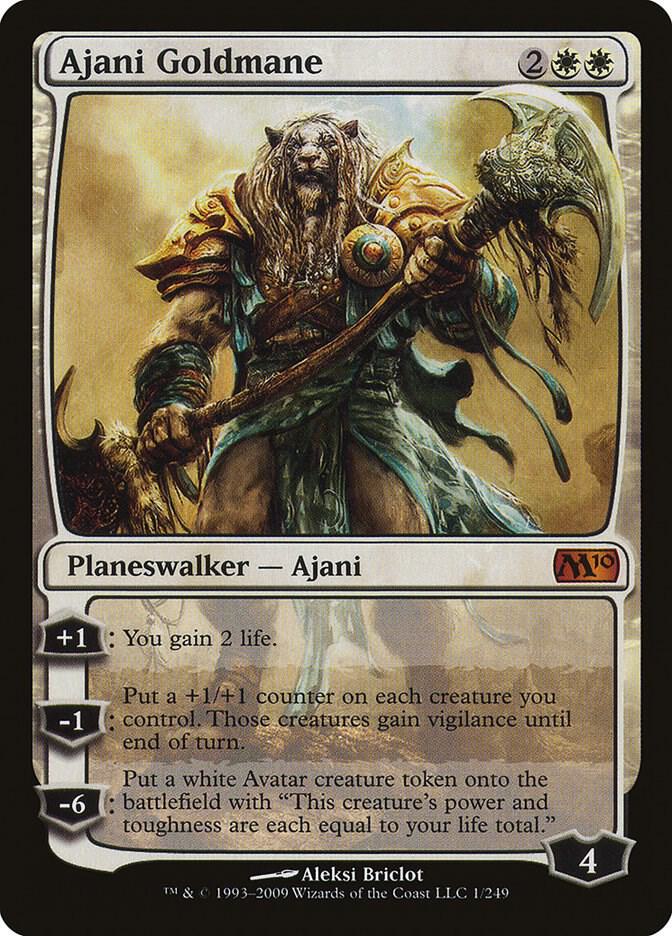 Ajani Goldmane 1/249 (Magic 2010 (M10)) 