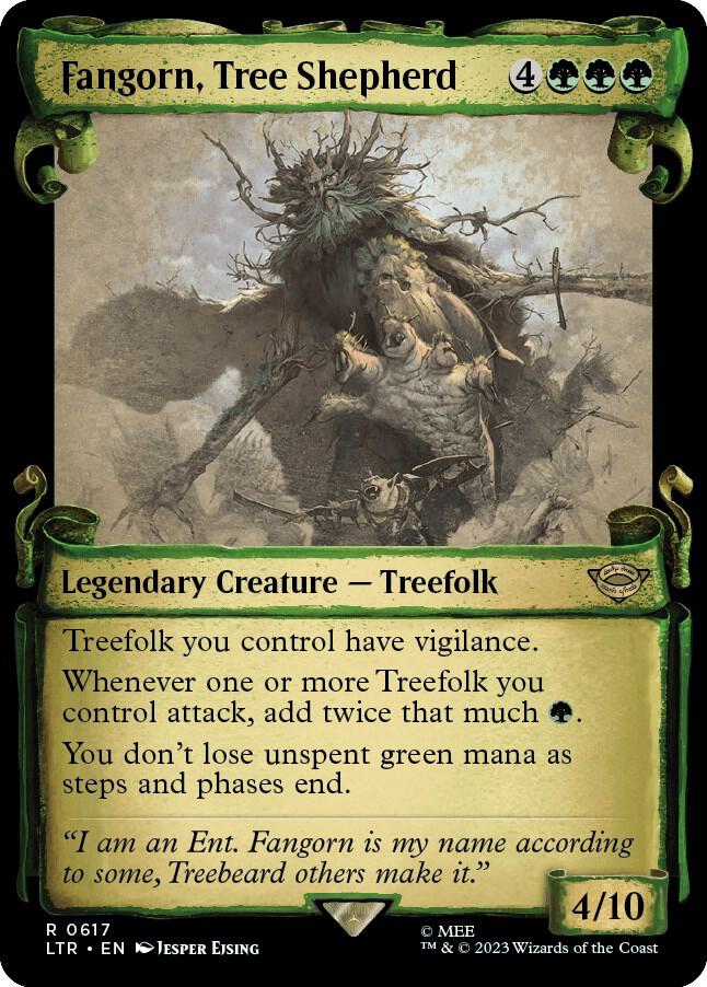 Fangorn, Tree Shepherd 617 (Universes Beyond: The Lord of the Rings: Tales of Middle-earth)  - Showcase Scroll