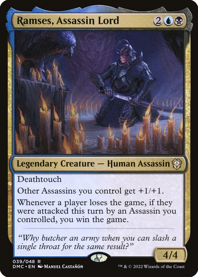 Ramses, Assassin Lord 39/50 (Commander: Dominaria United) 