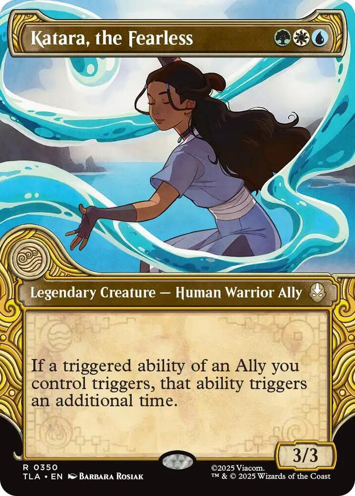 Katara, the Fearless 350 (Avatar: The Last Airbender)  - Showcase Foil