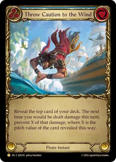 Throw Caution to the Wind Treasure (High Seas)  - Cold Foil