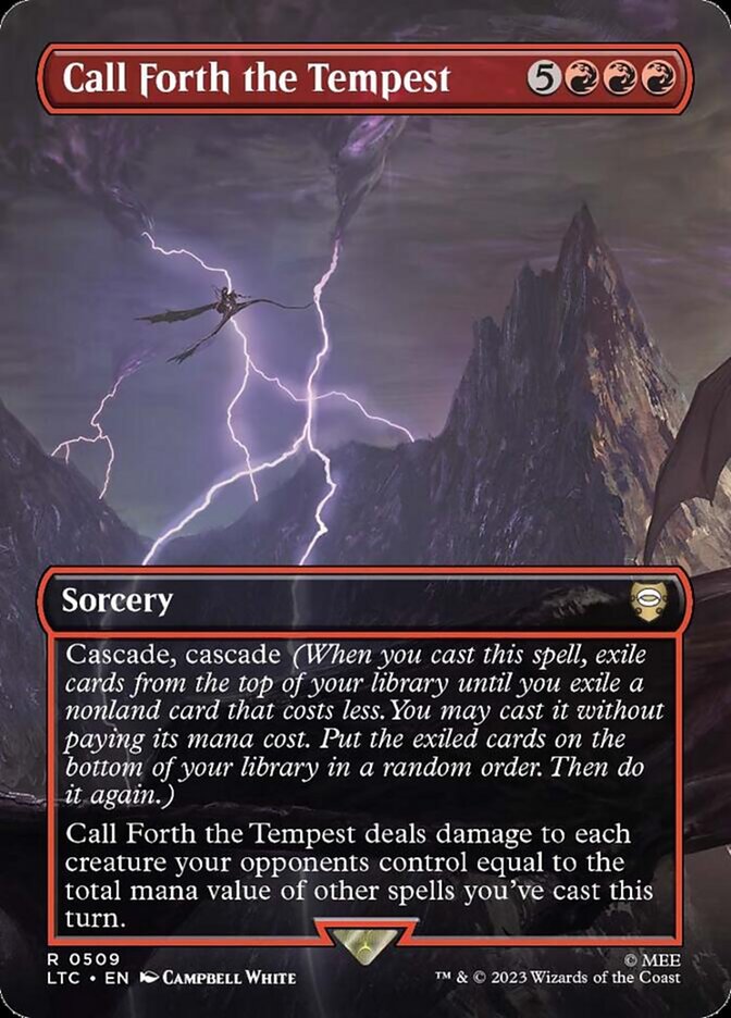 Call Forth the Tempest 509 (Commander: The Lord of the Rings: Tales of Middle-earth)  - Borderless