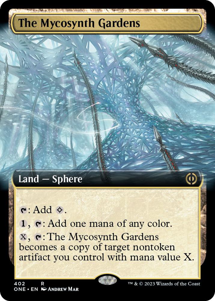 The Mycosynth Gardens 402 (Phyrexia: All Will Be One)  - Extended Art