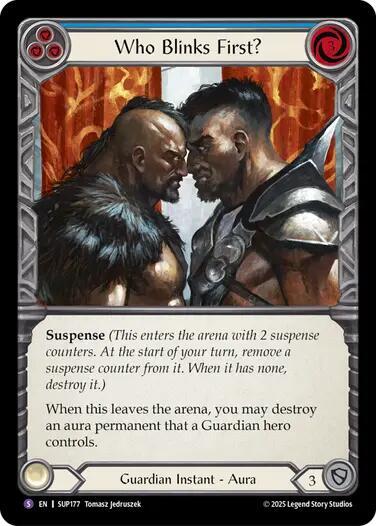 Who Blinks First (Super Slam)  - Rainbow Foil