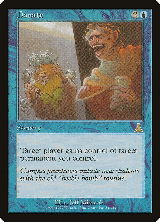Donate 31/143 (Urza's Destiny) 