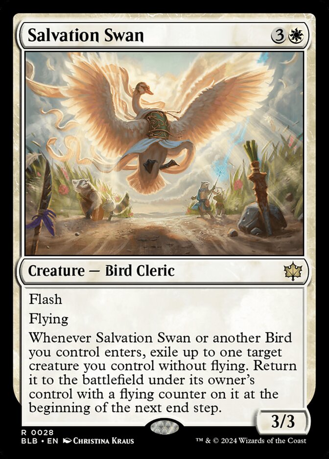 Salvation Swan 28/281 (Bloomburrow) 