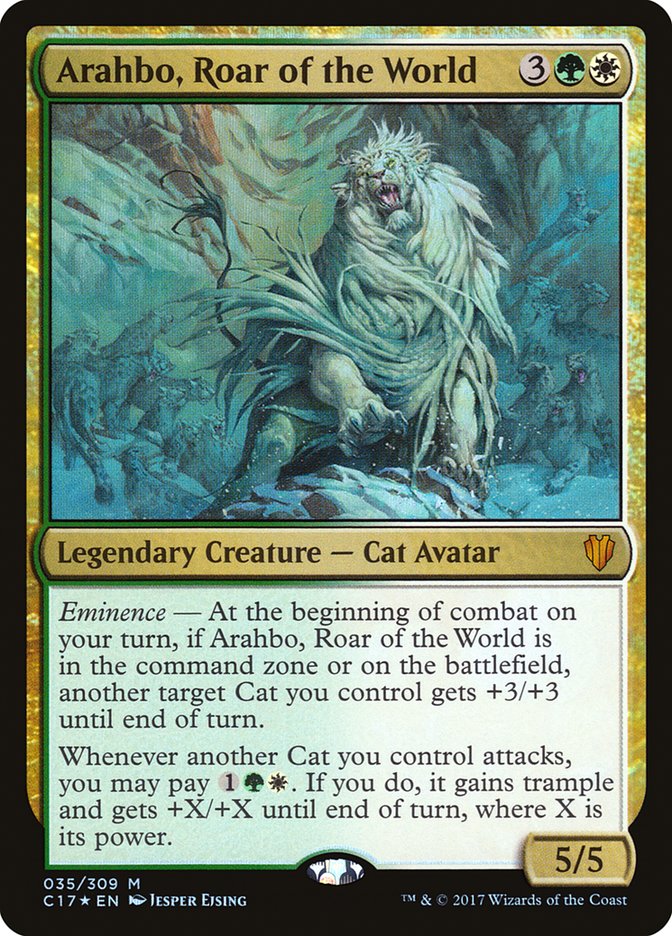 Arahbo, Roar of the World (Commander 2017)  - undefined