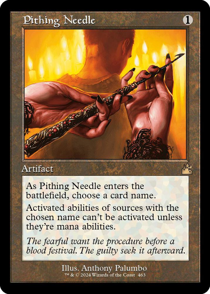 Pithing Needle Retro Frame (Ravnica Remastered)  - undefined