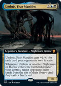 Umbris Fear Manifest Extended Art (Commander: Innistrad: Crimson Vow) 