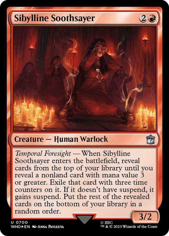 Sibylline Soothsayer Surge Foil (Universes Beyond: Doctor Who)  - undefined