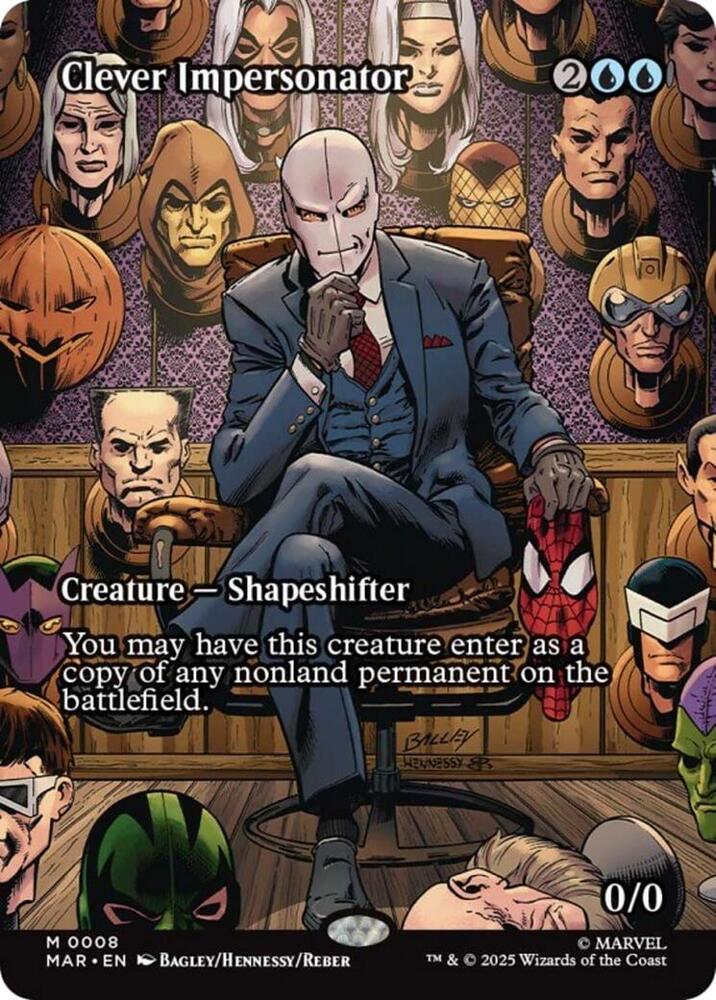 Clever Impersonator Borderless 8 (Marvel Universe Eternal-Legal)  - Borderless Foil
