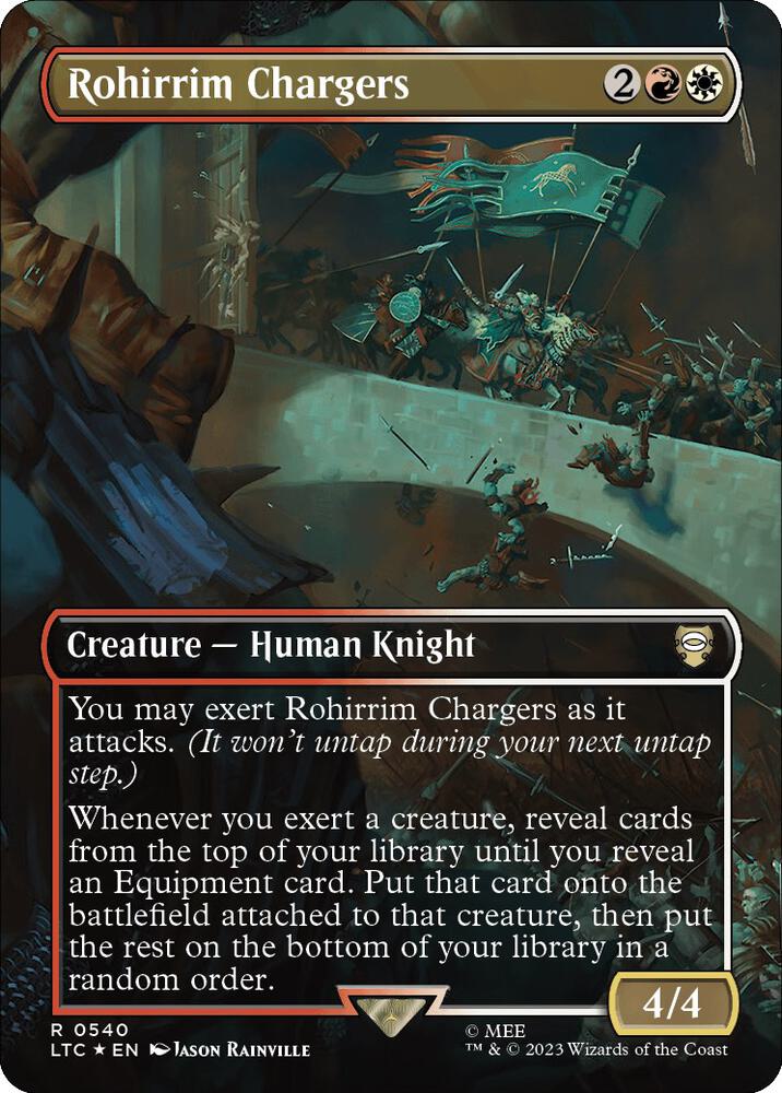 Rohirrim Chargers 540/347 (Commander: The Lord of the Rings: Tales of Middle-earth)  - Borderless Surge Foil