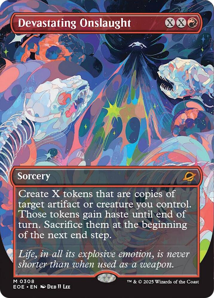 Devastating Onslaught Borderless (Edge of Eternities) 