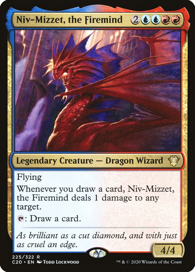 Niv-Mizzet, the Firemind 225/322 (Commander 2020) 