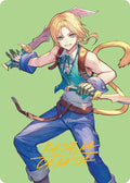 Zidane Tantalus Thief Art Card Gold Stamped Signature 49 (Art Series: FINAL FANTASY) 