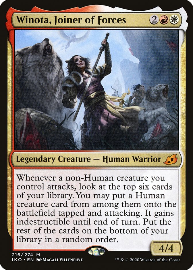 Winota, Joiner of Forces 216/274 (Ikoria: Lair of Behemoths) 