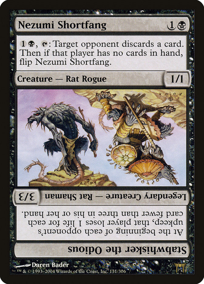 Nezumi Shortfang // Stabwhisker the Odious (Champions of Kamigawa)  - undefined