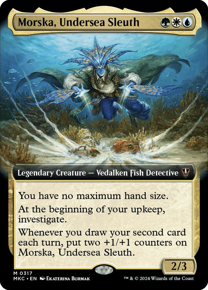 Morska Undersea Sleuth Extended Art (Commander: Murders at Karlov Manor) 