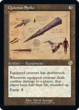 Quietus Spike Schematic 109 (The Brothers' War: Retro Frame Artifacts)  - Foil