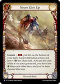 Never Give Up (Super Slam)  - Rainbow Foil