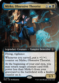 Mirko Obsessive Theorist Extended Art (Commander: Murders at Karlov Manor) 