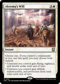 Akroma's Will 165/411 (Commander: Modern Horizons 3)  - Ripple Foil