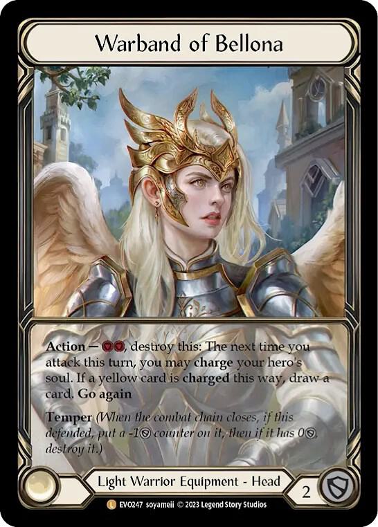 Warband of Bellona Extended Art EVO247 (Bright Lights)  - Cold Foil