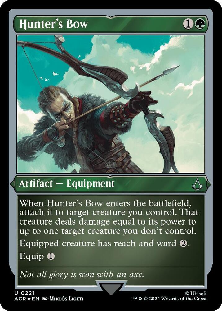 Hunters Bow Foil Etched (Universes Beyond: Assassin's Creed)  - undefined