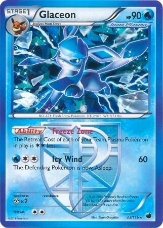 Glaceon 023/116 (Deck Exclusives)  - Holofoil