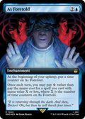 As Foretold Extended Art Surge Foil (Universes Beyond: Doctor Who)  - undefined