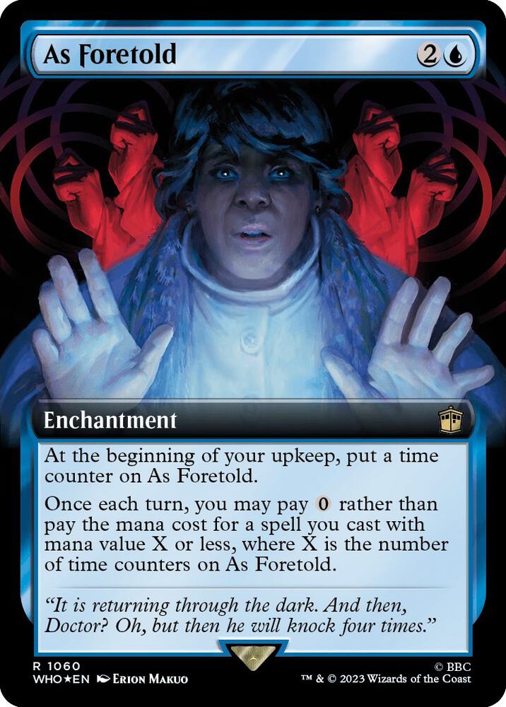 As Foretold Extended Art Surge Foil (Universes Beyond: Doctor Who)  - undefined
