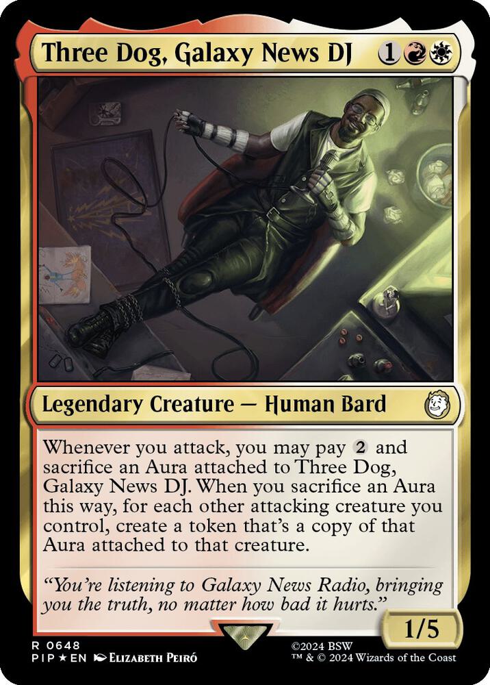 Three Dog Galaxy News DJ Surge Foil (Universes Beyond: Fallout)  - undefined