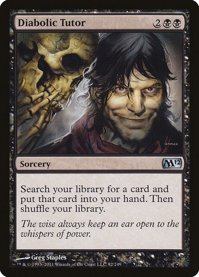 Diabolic Tutor 92 (Magic 2012 (M12)) 