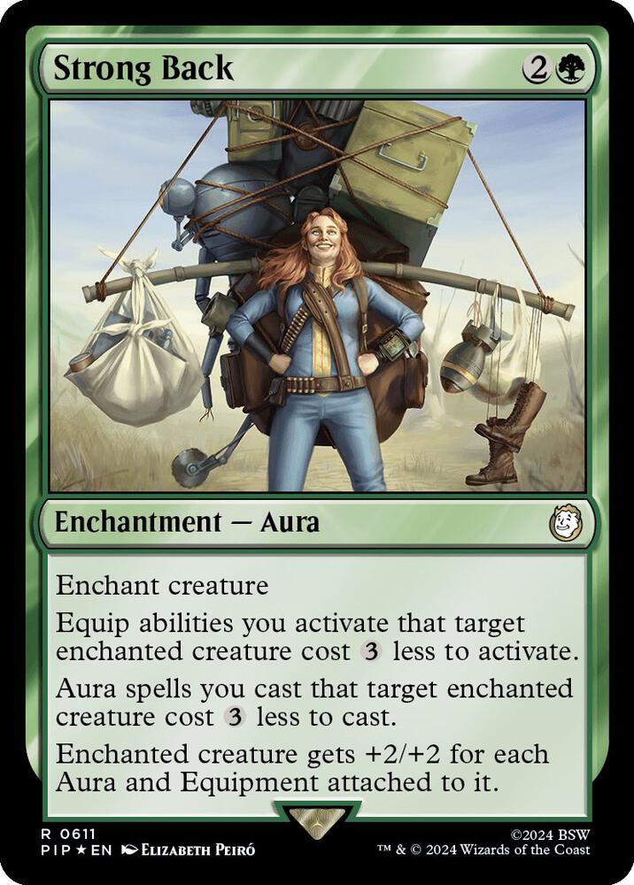 Strong Back 611/326 (Universes Beyond: Fallout)  - Surge Foil