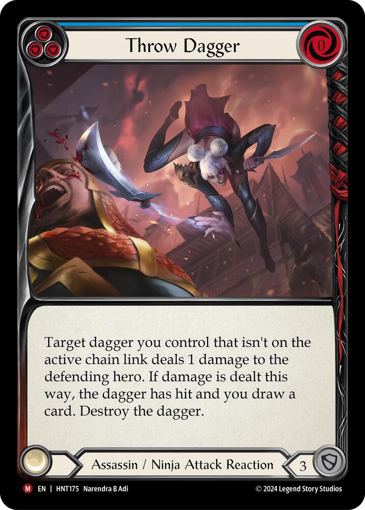 Throw Dagger (The Hunted)  - Rainbow Foil