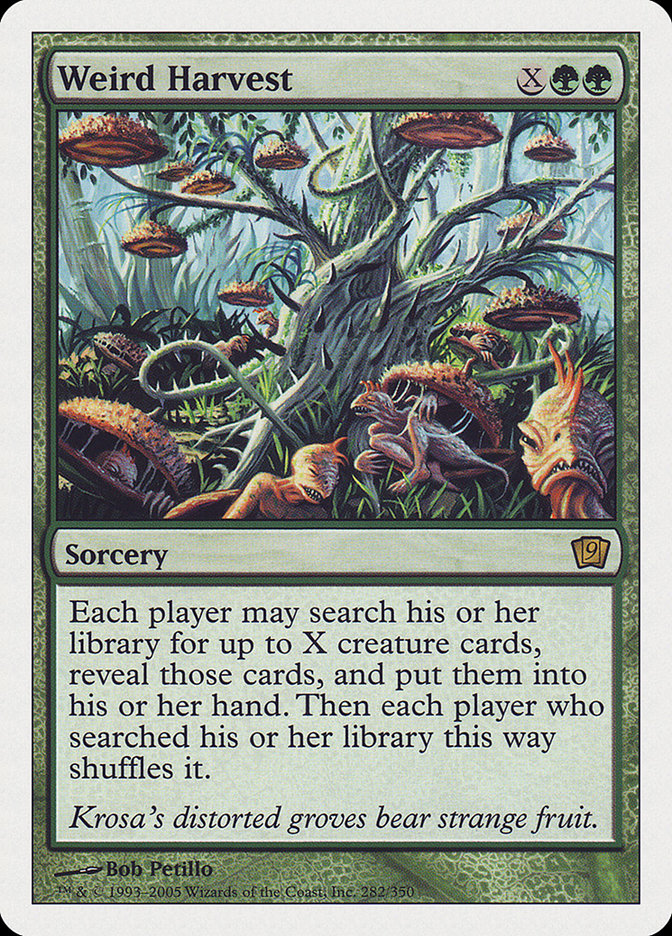 Weird Harvest (9th Edition) 