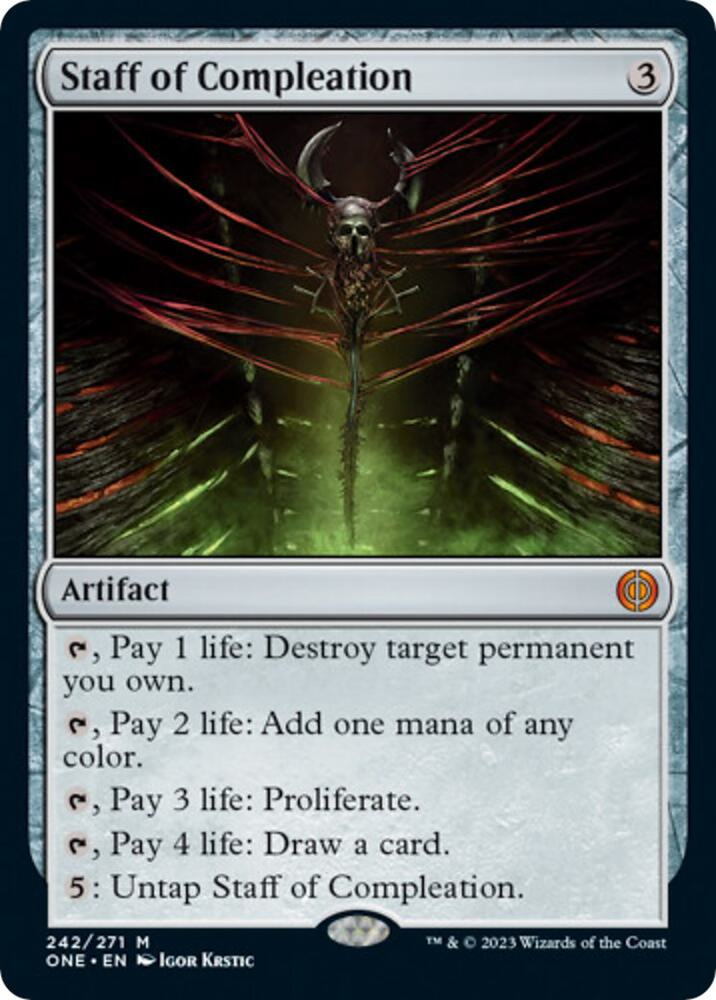 Staff of Compleation (Phyrexia: All Will Be One) 
