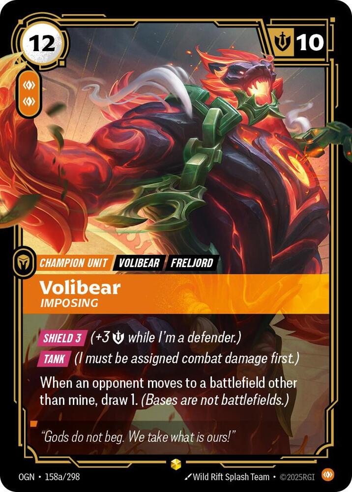 Volibear Imposing Alternate Art (Origins)  - Foil