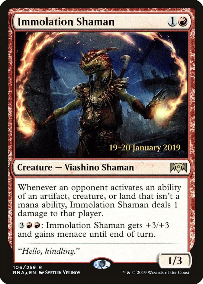 Immolation Shaman (Prerelease Cards)  - undefined