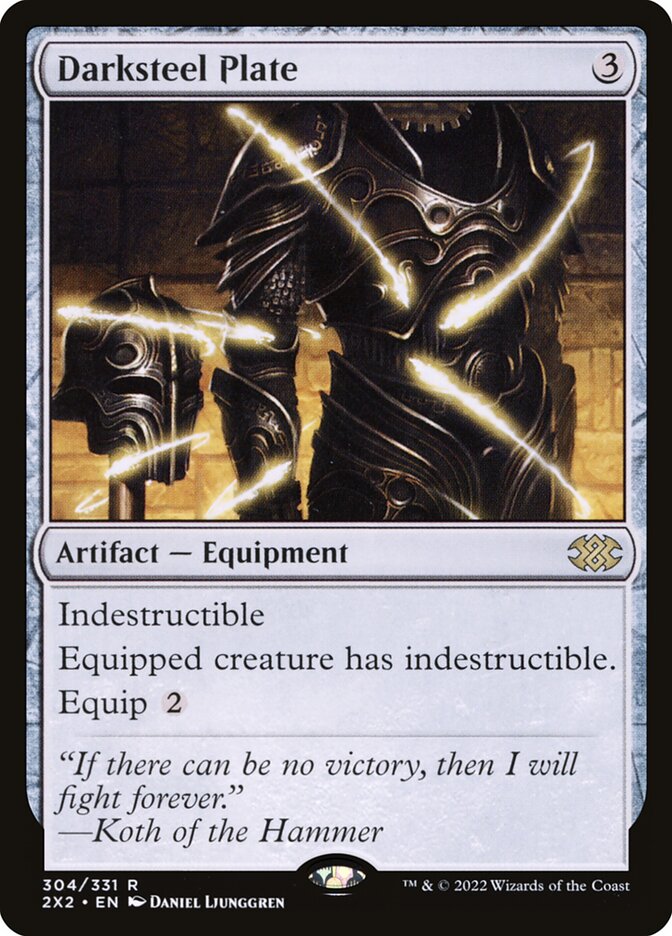 Darksteel Plate 304/331 (Double Masters 2022) 