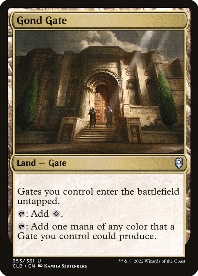 Gond Gate 353/361 (Commander Legends: Battle for Baldur's Gate)  - Foil