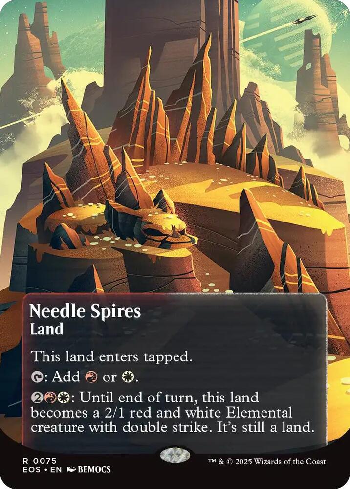 Needle Spires 0075 Borderless (Edge of Eternities: Stellar Sights)  - undefined