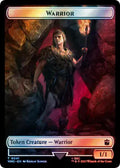 Warrior Treasure 0061 Double Sided Token Surge Foil 41 // 61 (Universes Beyond: Doctor Who)  - Foil