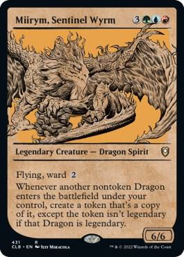 Miirym Sentinel Wyrm Showcase (Commander Legends: Battle for Baldur's Gate) 