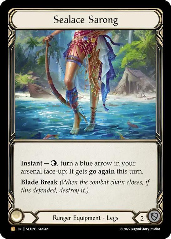 Sealace Sarong (High Seas)  - Rainbow Foil